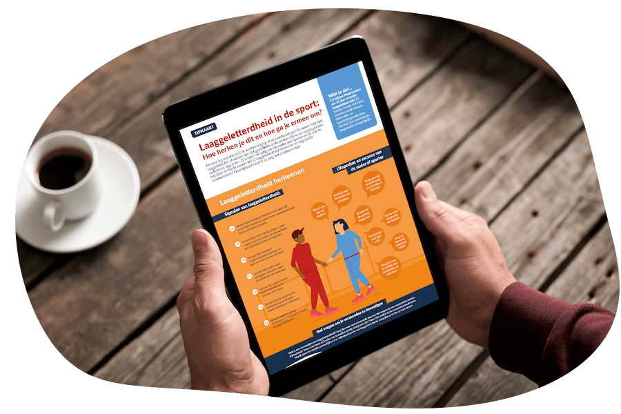 Tipkaart laaggeletterdheid in de sport